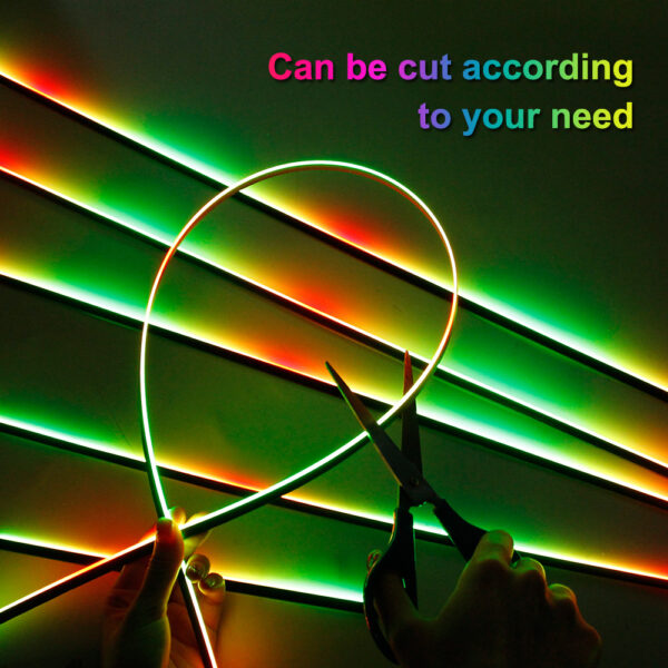 Hidden LED Streamer 18-in-1 Dynamic Car Ambient Light, RGB Phantom Color 256-Color Automotive Ambient Light - Image 3