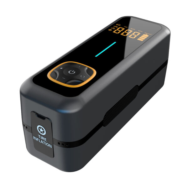 Digital Display Car Air Pump, High-Temperature Resistant, Compact, Mini, Portable, Wireless Tire Inflator - Image 5