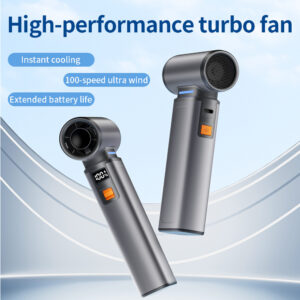 F1 High-Power Turbo Fan for Dust Removal, Snow Blowing, Mini Camping & Outdoor Use - 130,000 RPM High-Speed Handheld Fan